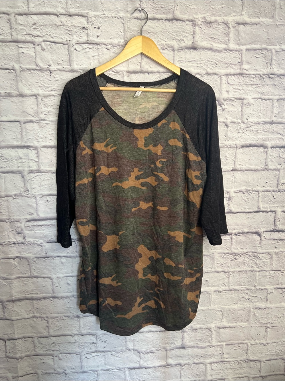 Acting Pro Camo Raglan Tunic Top – 3X